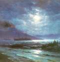 Неаполитанский залив в лунную ночь. 1892 - Bay of Naples in the moonlit night. 189245 х 73 смХолст, маслоРомантизм, реализмРоссияНью-Йорк. Собрание А. Шагиняна